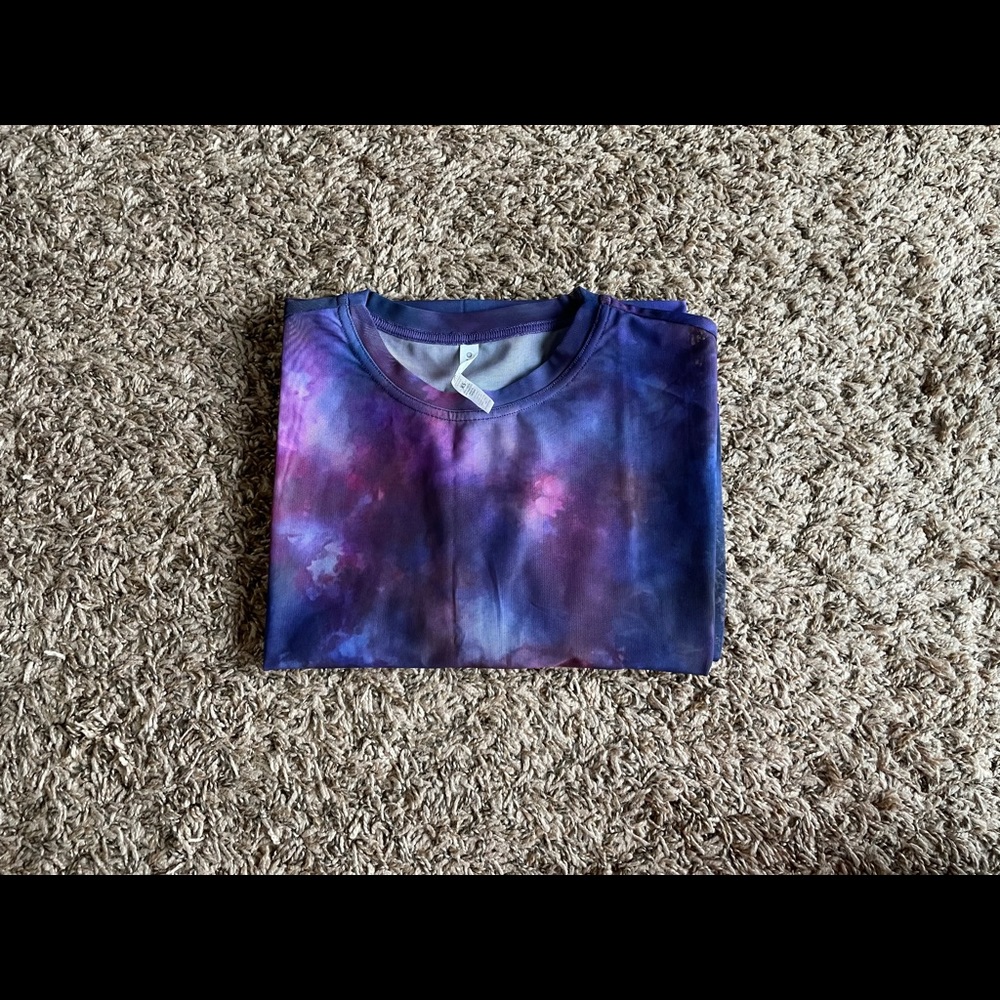 NWT Athleta Mesh Oversized Print Tshirt XXS - Picture 7 of 7